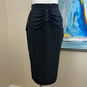 Vintage Ann House Silk Pencil Skirt NWT. Size small